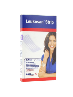 Leukosan strip sutura cutanea 3mm x 75mm