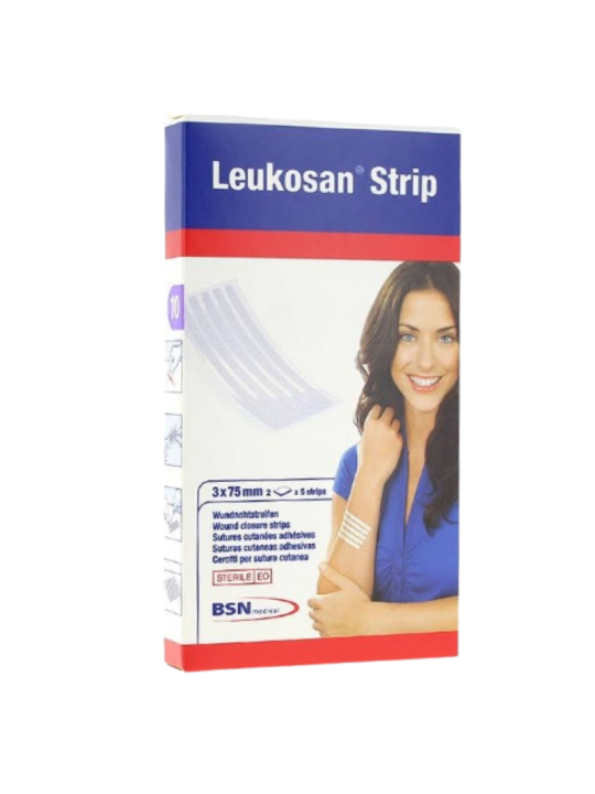 Leukosan strip sutura cutanea 3mm x 75mm