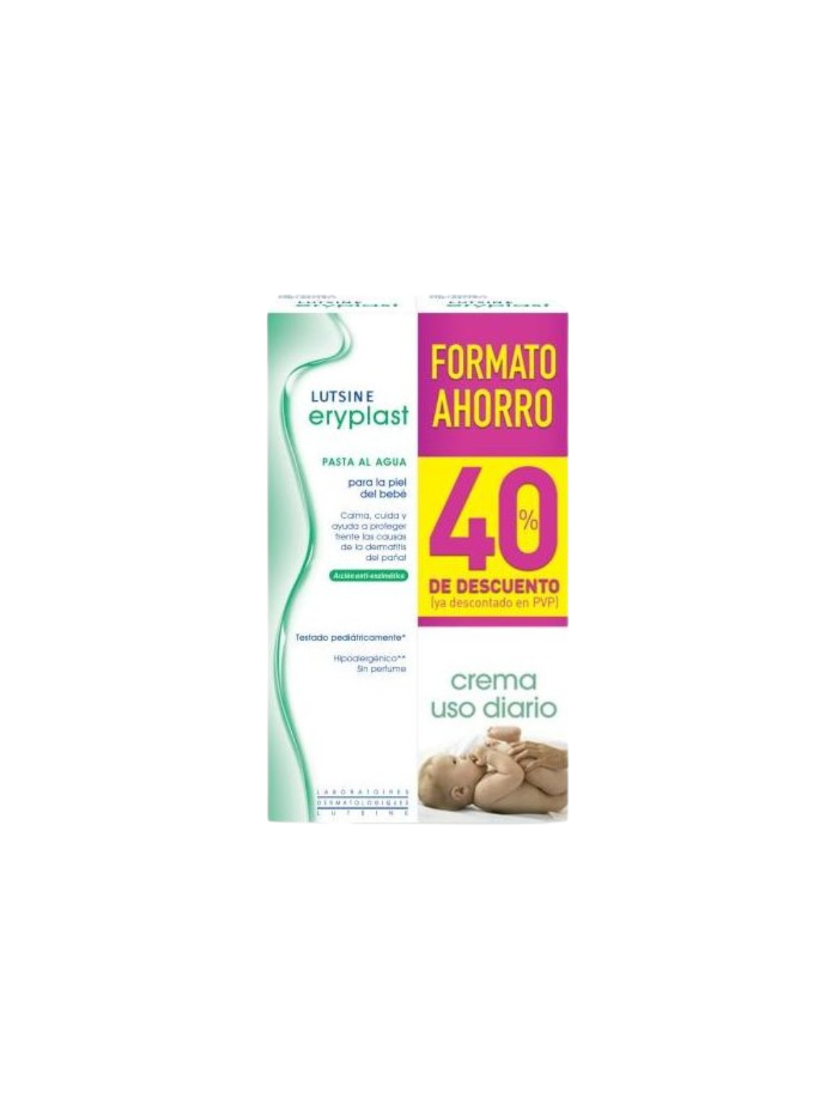 Lutsine eryplast duplo pasta 75 ml 2ª unidad 40 %