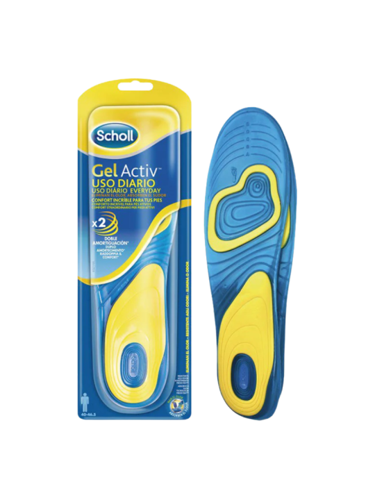 Dr scholl gelactiv uso diario hombre 1 par