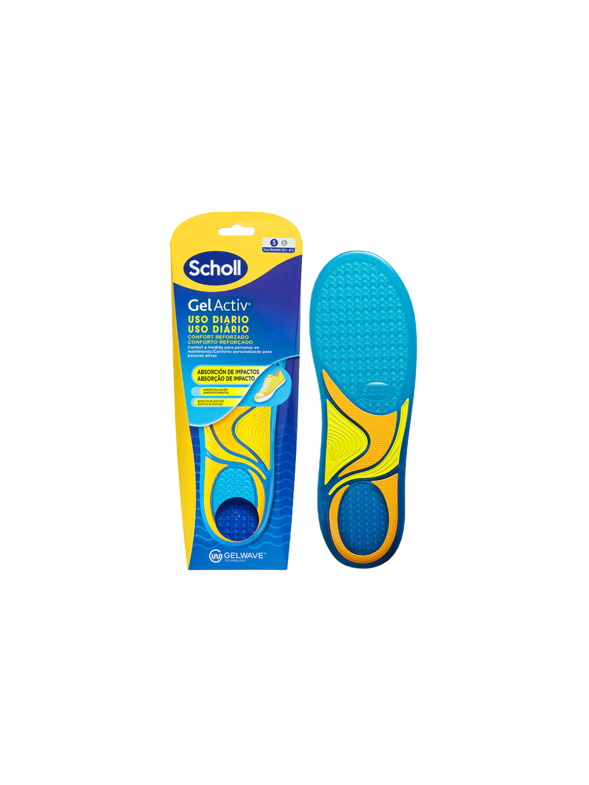 Dr scholl gelactiv uso diario mujer 1 par