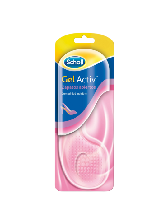 Plantillas scholl gel activ zapato abierto