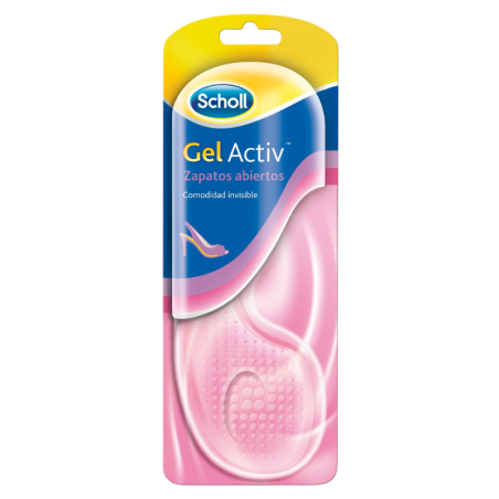 Plantillas scholl gel activ zapato abierto
