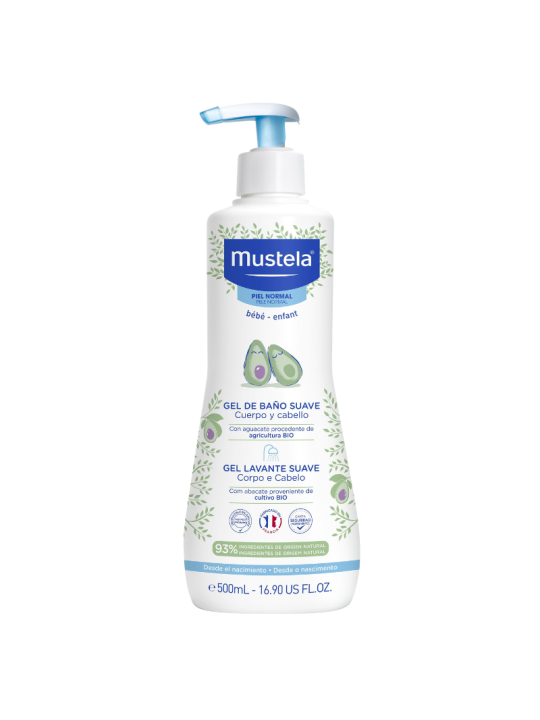 Mustela gel de baño suave 500 ml