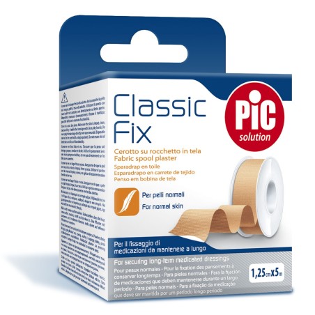 Pic classic fix esparadrapo tejido color blanco 5mx5cm