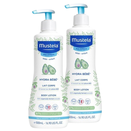 Mustela Hydra Bebé duplo 500 ml
