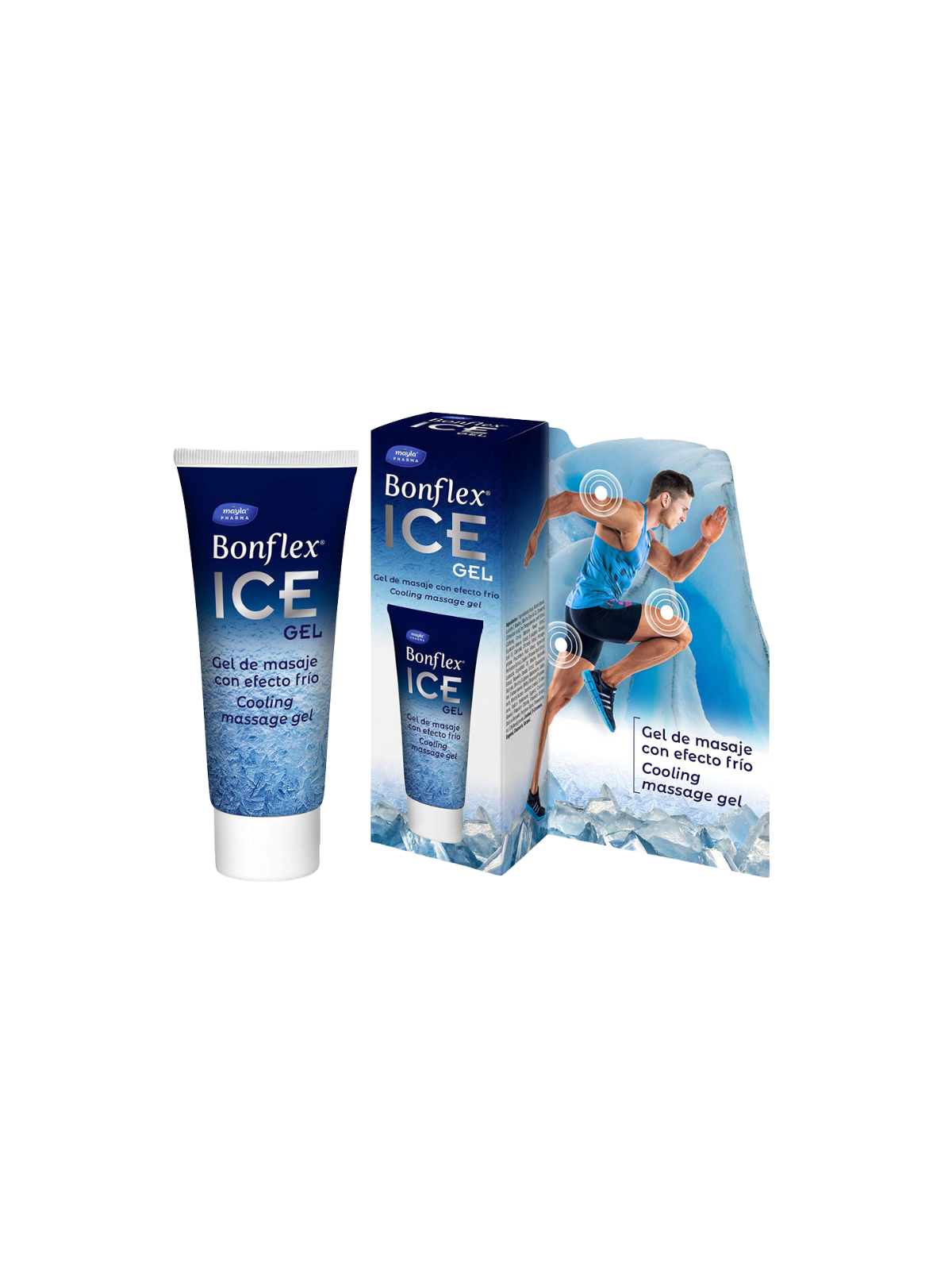 Bonflex ice gel gel masaje efecto frio 100 ml