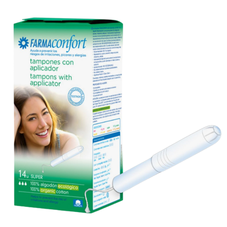 Farmaconfort tampones hipoalergenicos super 14 unidades