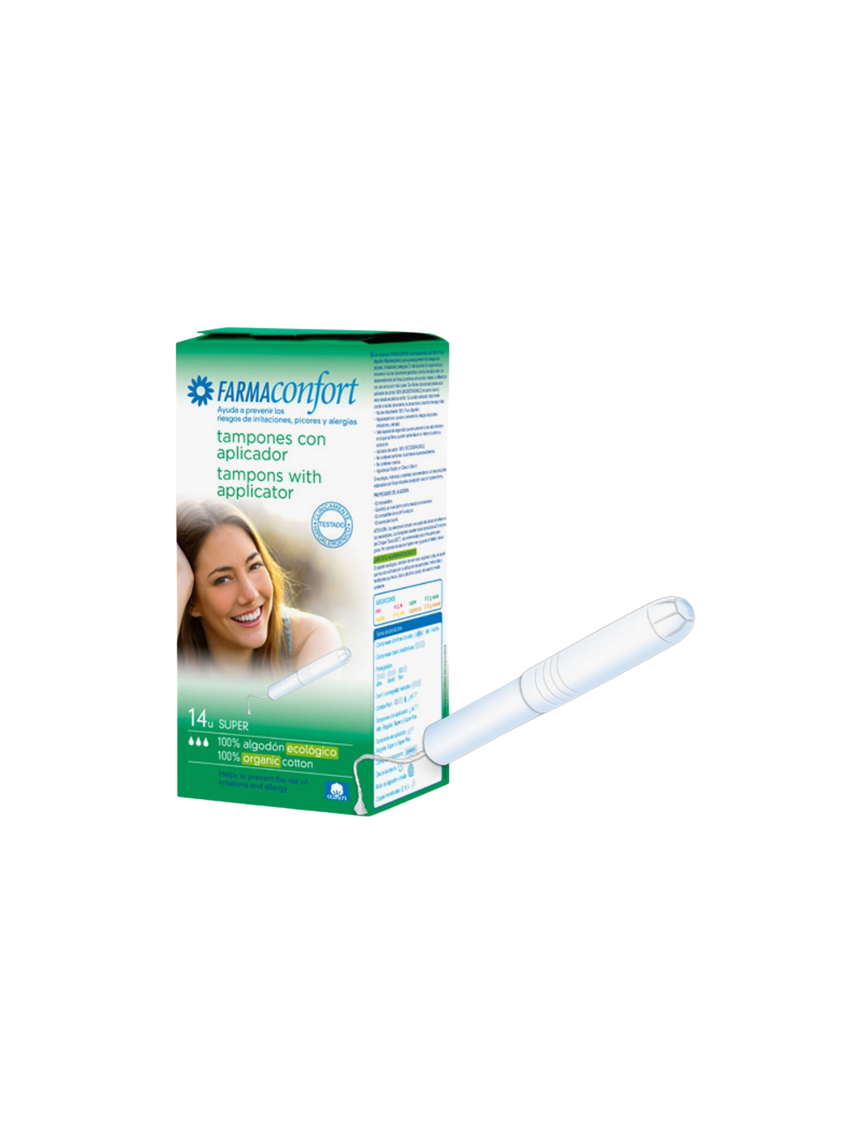 Farmaconfort tampones hipoalergenicos super 14 unidades