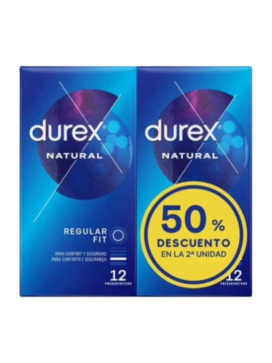 Durex Natural pack 12 unidades