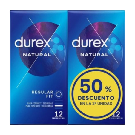 Durex Natural pack 12 unidades