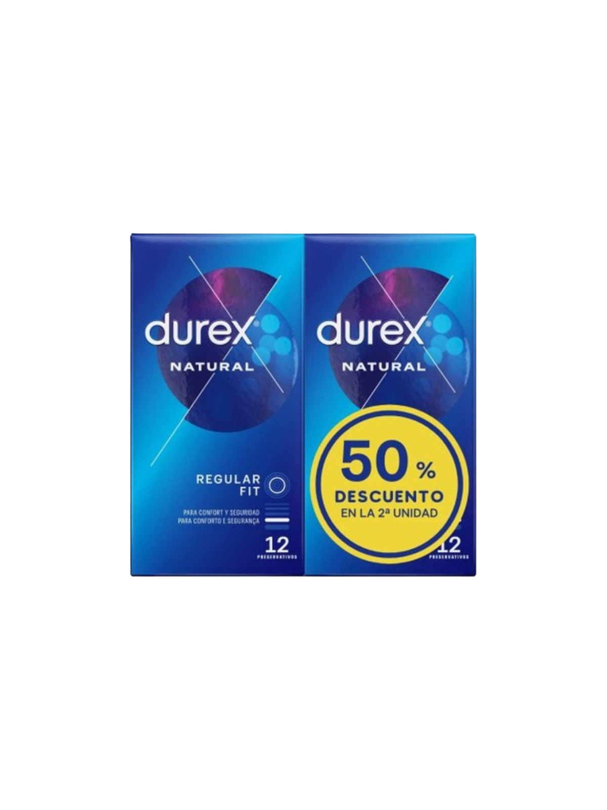Durex Natural pack 12 unidades