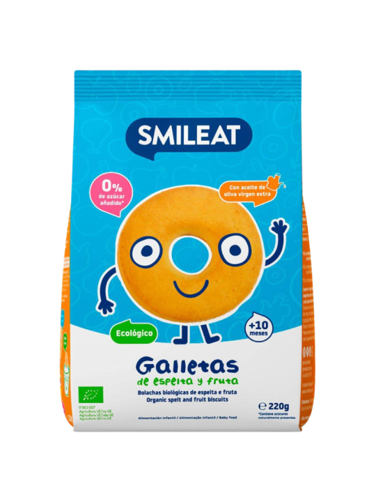 Smileat galletas infantiles de espelta 220g