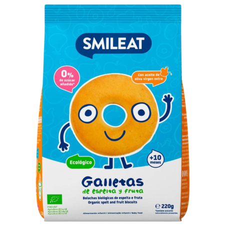 Smileat galletas infantiles de espelta 220g