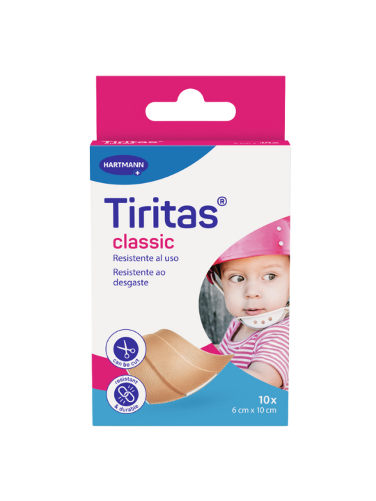 Hartmann tiritas classic 10 x 6 cm 10 uds
