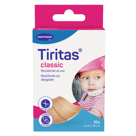 Hartmann tiritas classic 10 x 6 cm 10 uds
