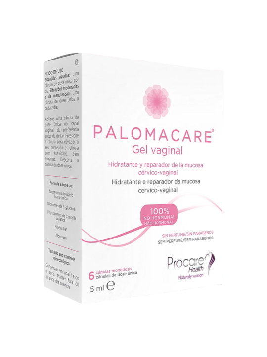 Palomacare gel vaginal monodosis 6 canulas 5 ml