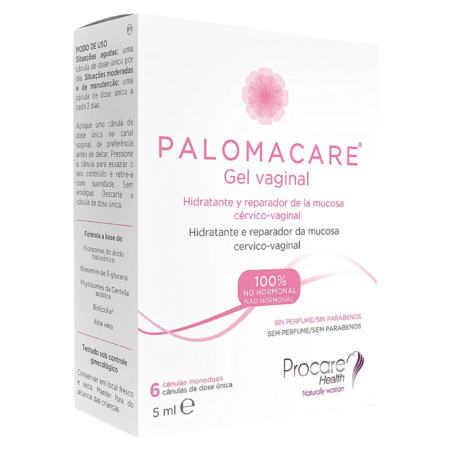 Palomacare gel vaginal monodosis 6 canulas 5 ml