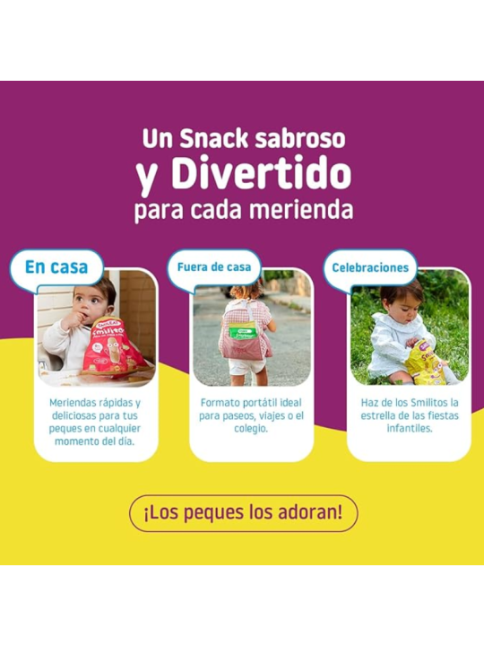 Smileat smilitos (gusanitos de maiz) 38 gr