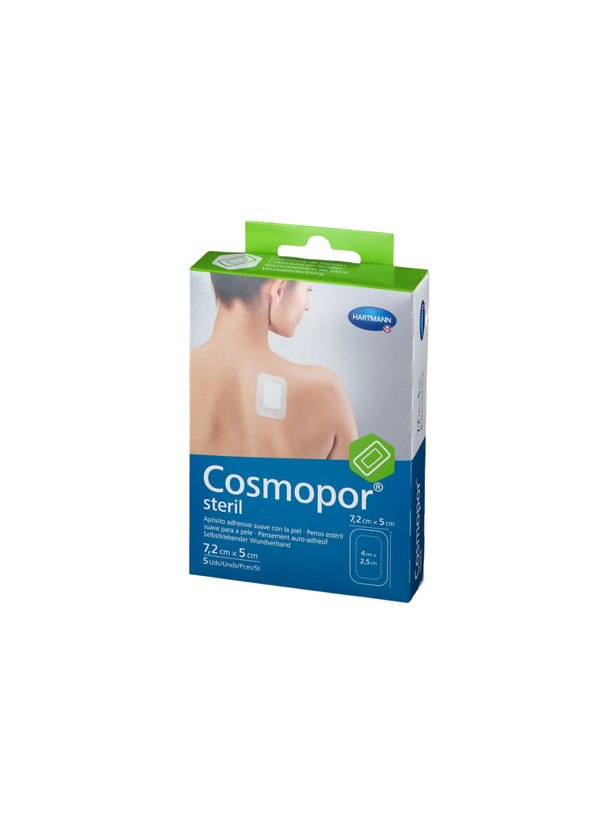 Cosmopor steril aposito esteril 7.2 cm x  5 cm