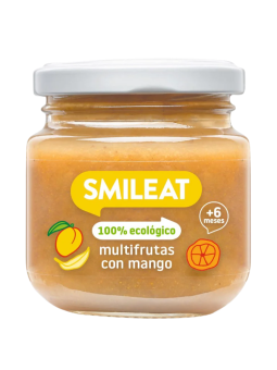 Smileat tarrito de multifrutas y mango 130g
