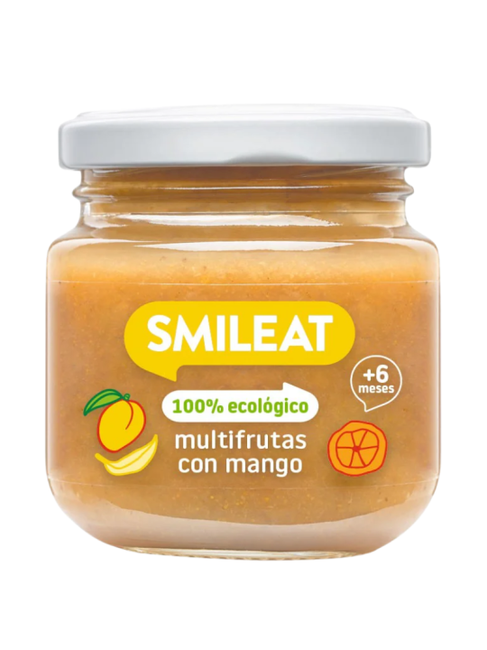 Smileat tarrito de multifrutas y mango 130g