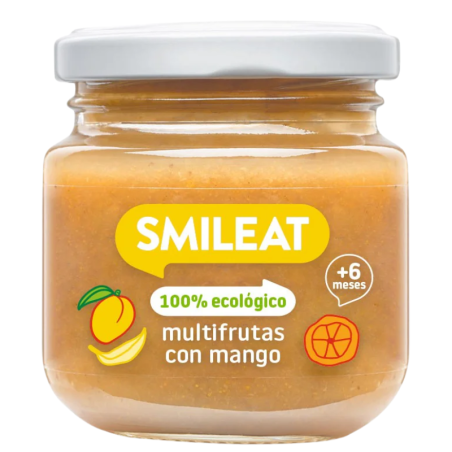 Smileat tarrito de multifrutas y mango 130g