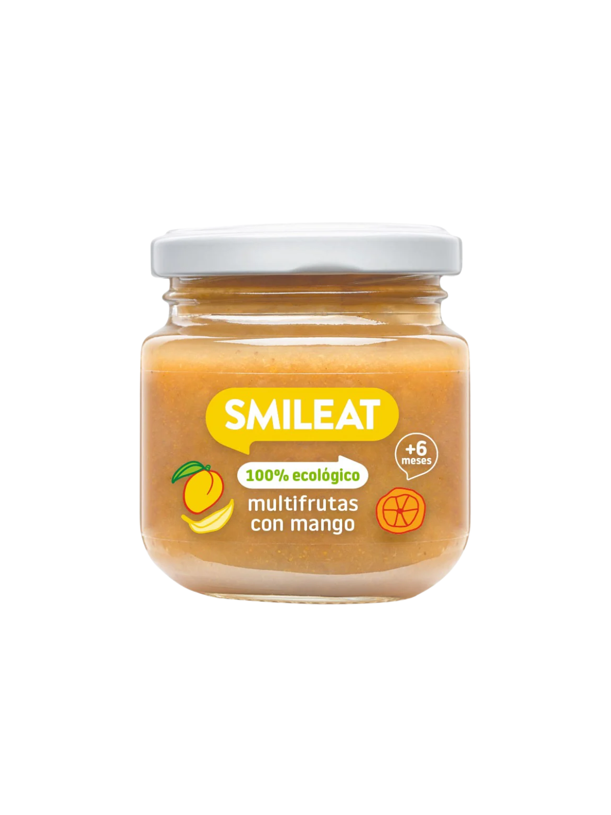 Smileat tarrito de multifrutas y mango 130g