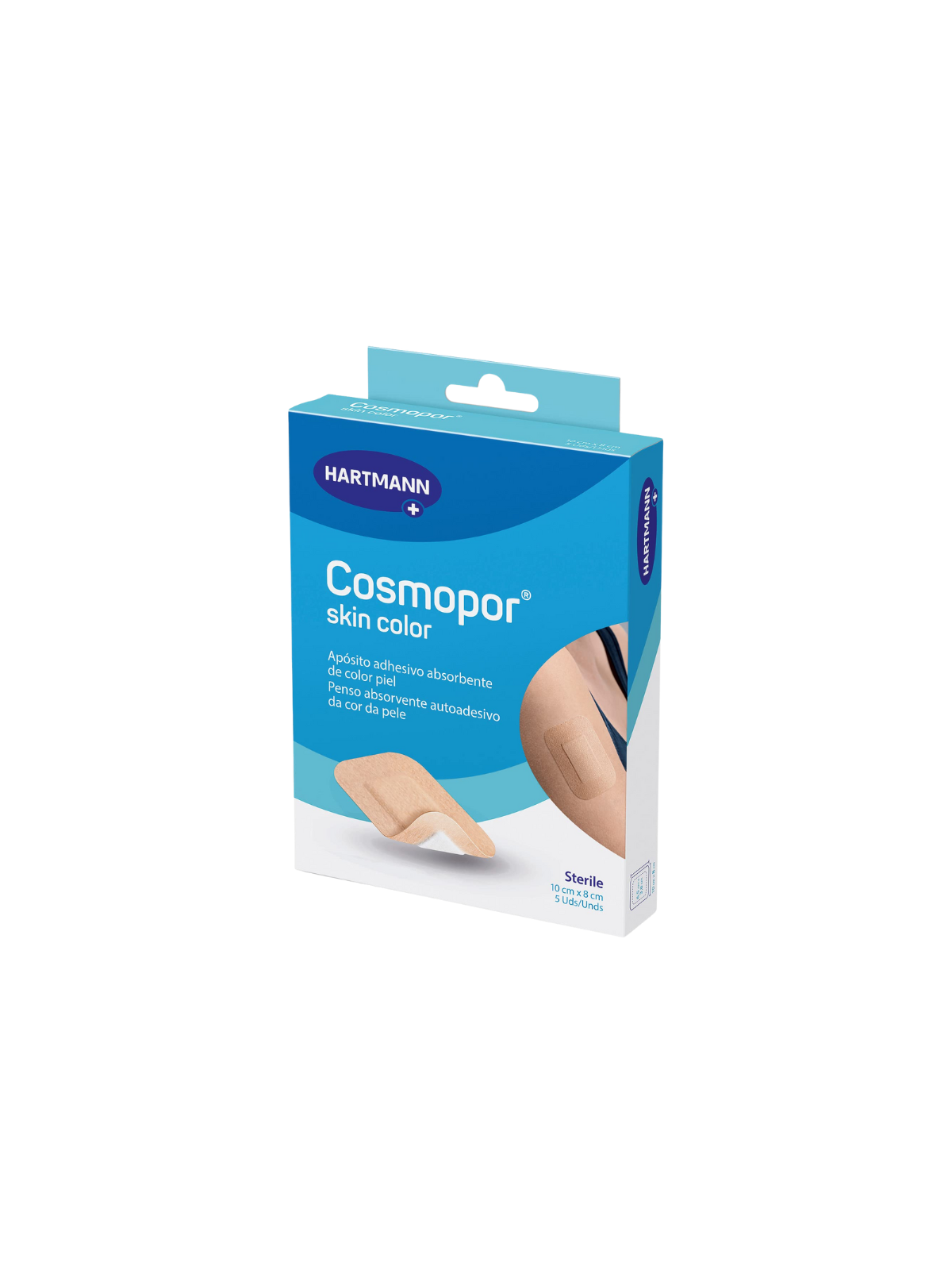 Cosmopor skin aposito esteril color 10 cm x 8 cm