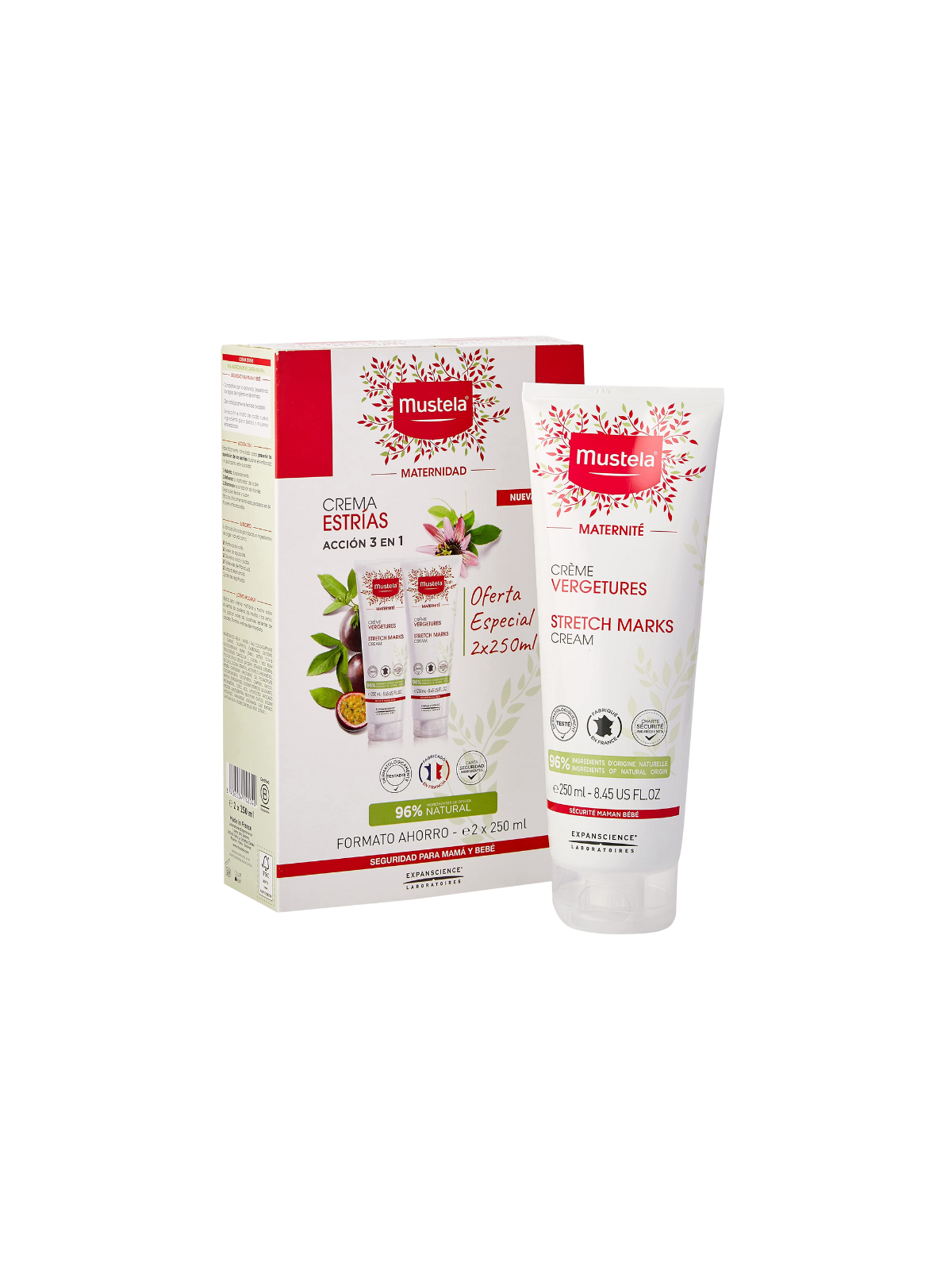 Mustela maternidad duplo crema antiestrías