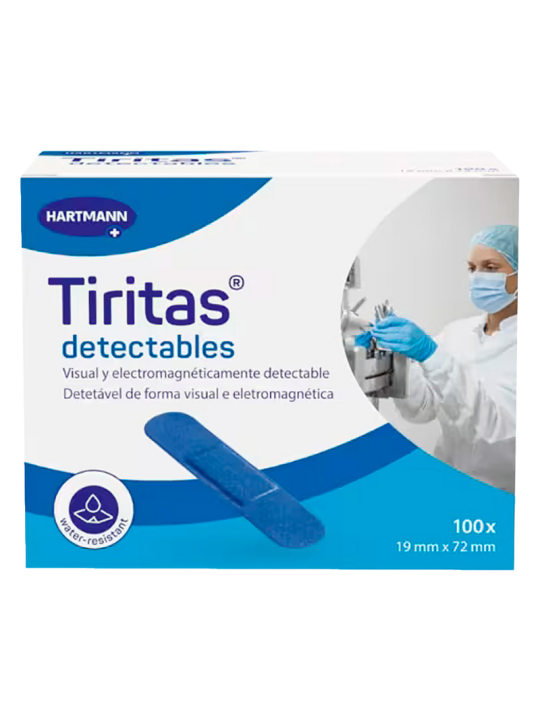 Hartmann tiritas detectables  aposito adhesivo 19 x 72 m