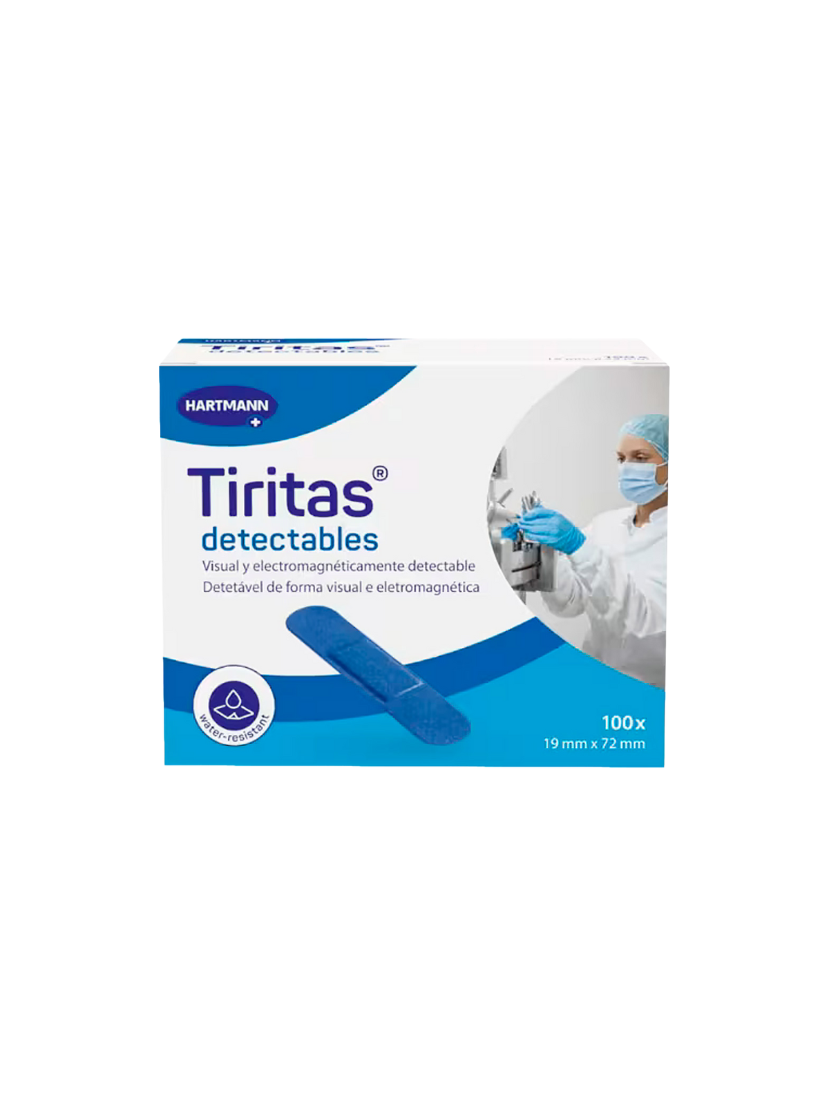 Hartmann tiritas detectables  aposito adhesivo 19 x 72 m