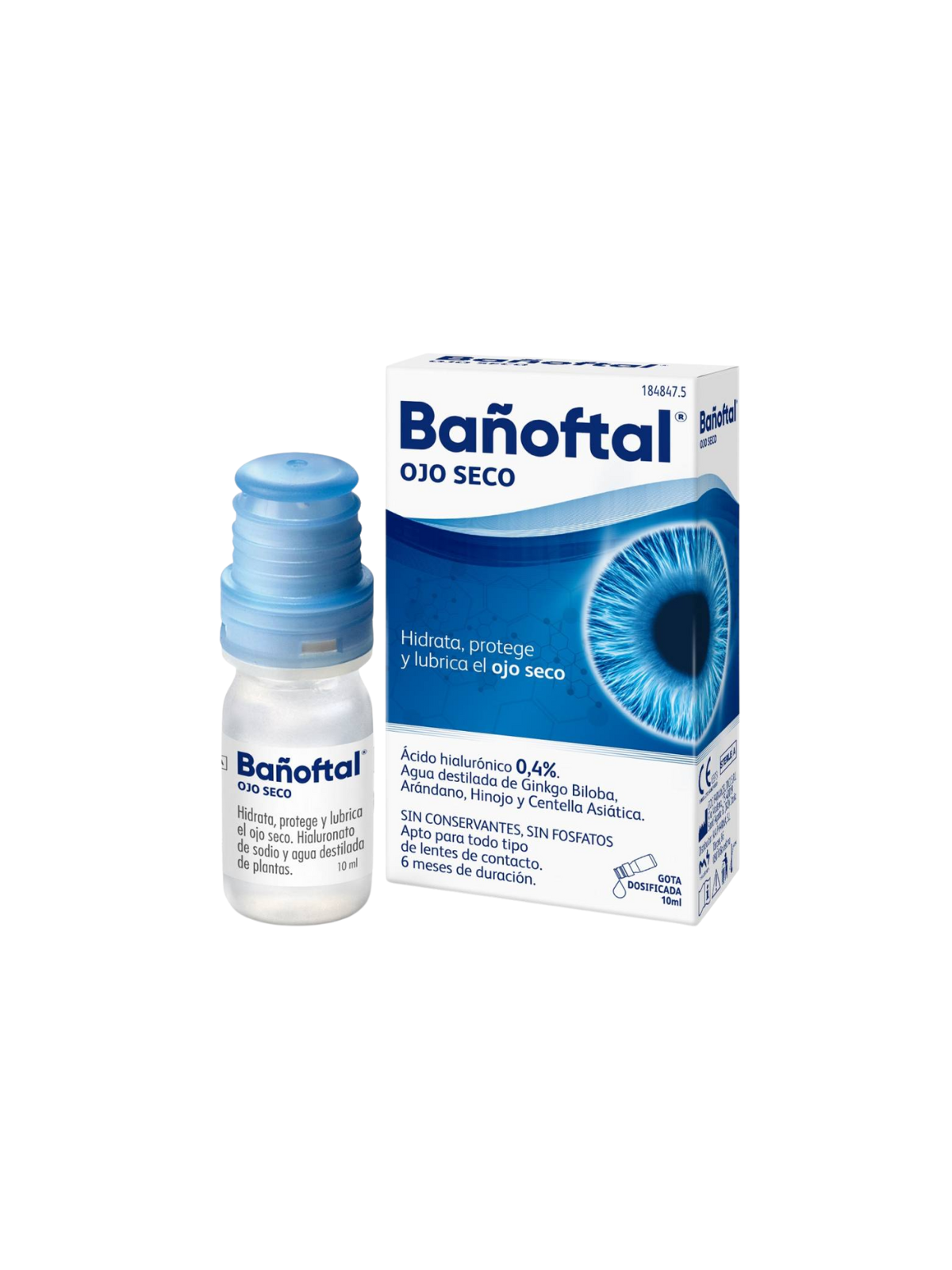 Bañoftal multidosis ojo seco 0.4% 10 ml