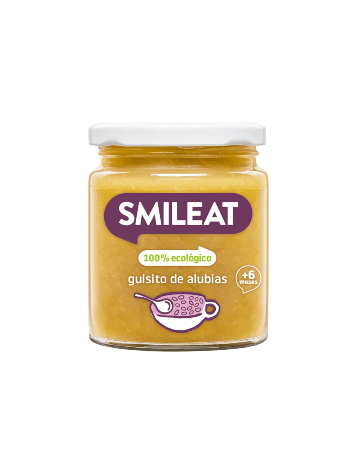Smileat tarrito de guisito de alubias 230g