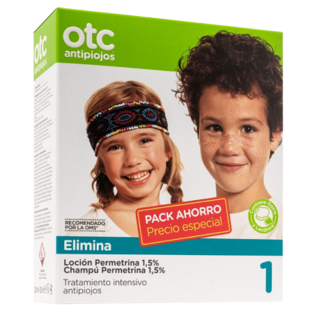 Otc antipiojos pack tratamiento completo permetrina 1.5%