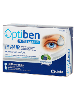 Optiben ojos secos repair 20 monodosis
