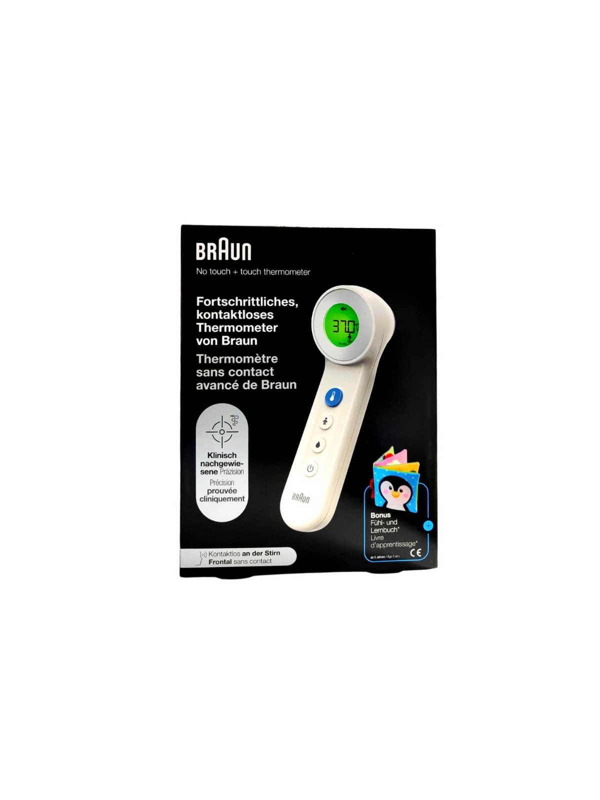 Braun BNT 400 Termómetro Sin Contacto Frontal