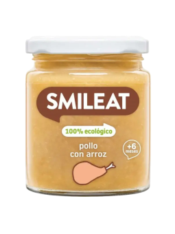 Smileat tarrito de pollo con arroz 230g