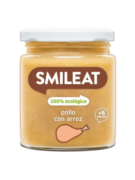 Smileat tarrito de pollo con arroz 230g
