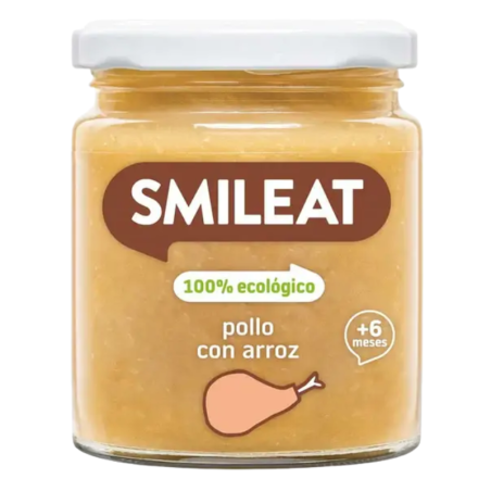 Smileat tarrito de pollo con arroz 230g