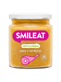 Smileat tarrito de pavo con verduras 230g