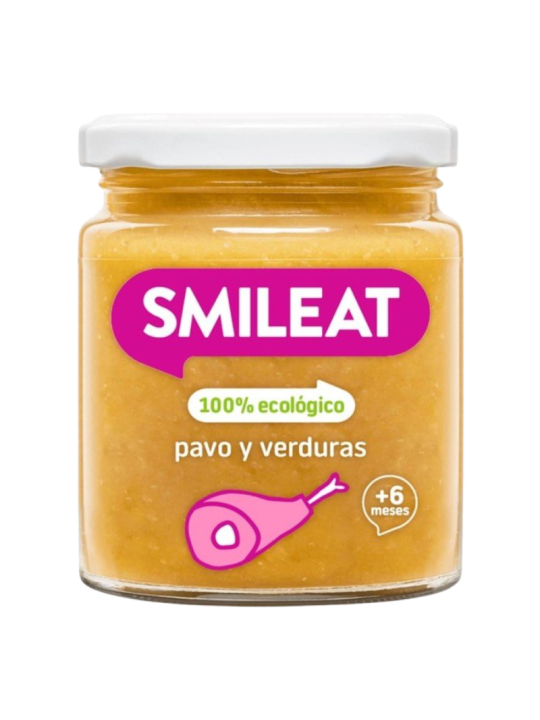 Smileat tarrito de pavo con verduras 230g