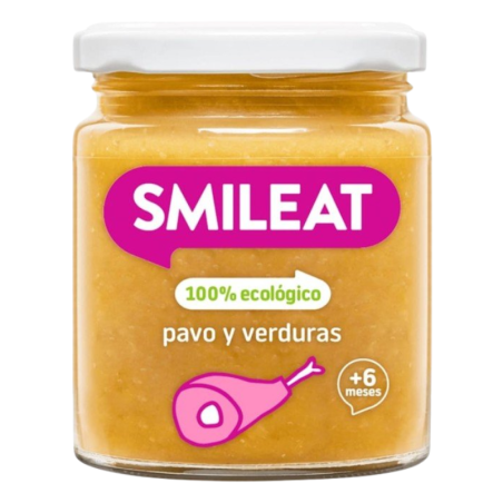Smileat tarrito de pavo con verduras 230g