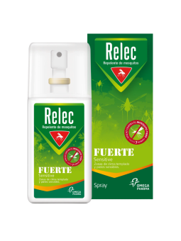 Relec fuerte sensitive spray repelente mosquitos