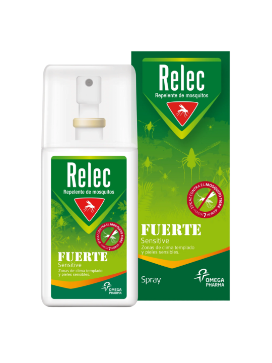 Relec fuerte sensitive spray repelente mosquitos