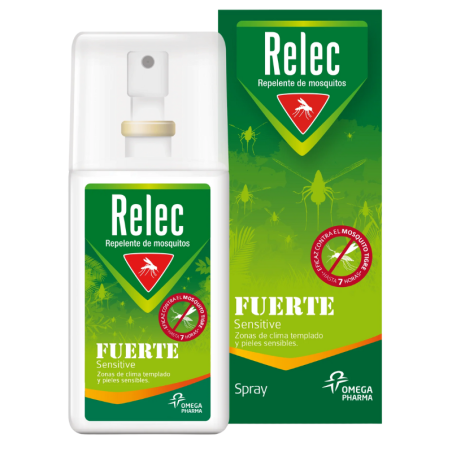 Relec fuerte sensitive spray repelente mosquitos