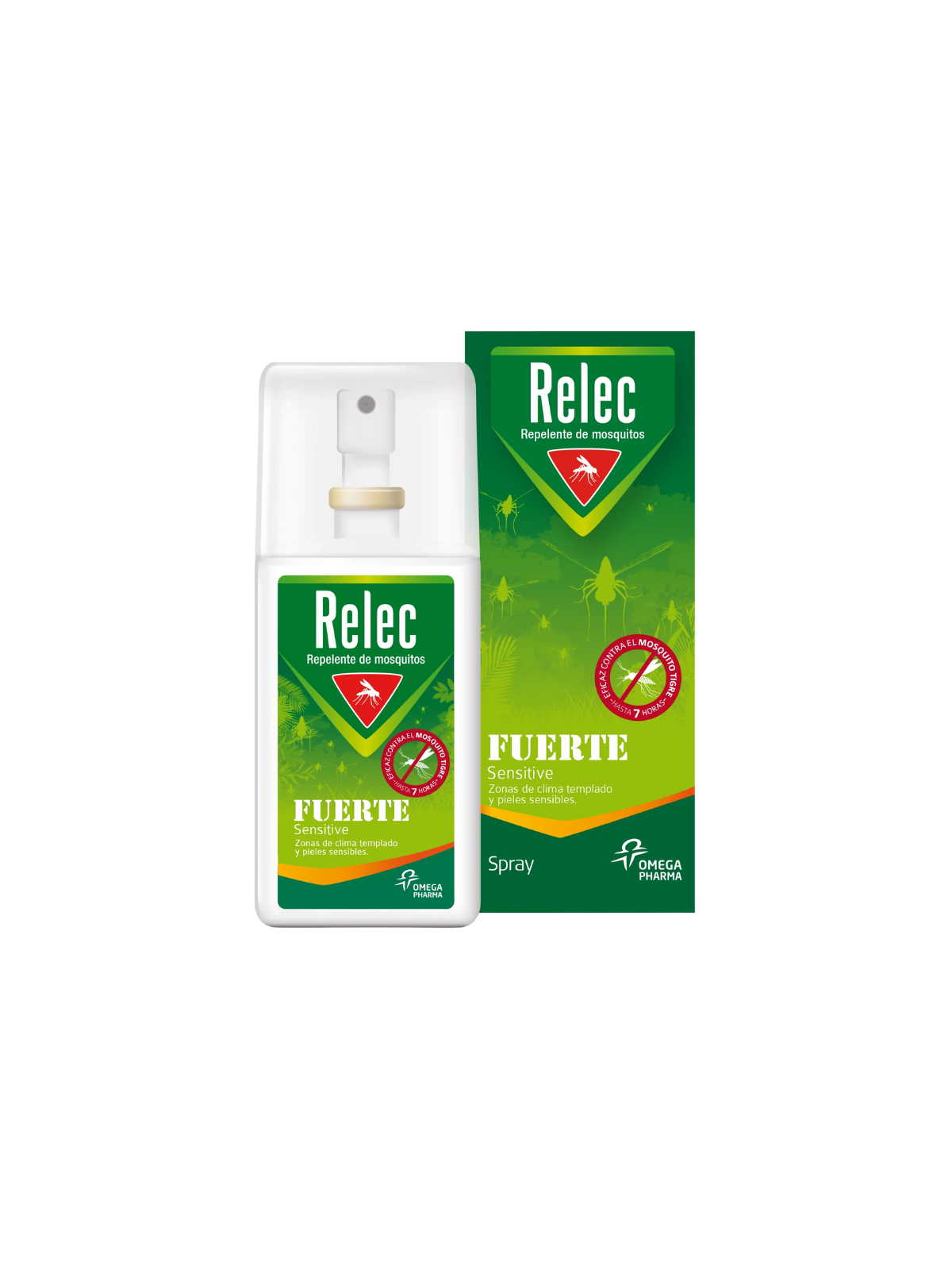 Relec fuerte sensitive spray repelente mosquitos