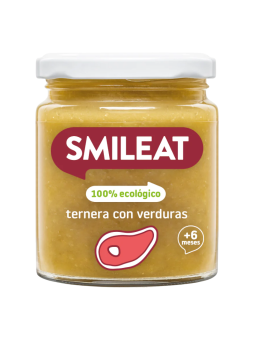 Smileat tarrito de ternera con verduras 230g