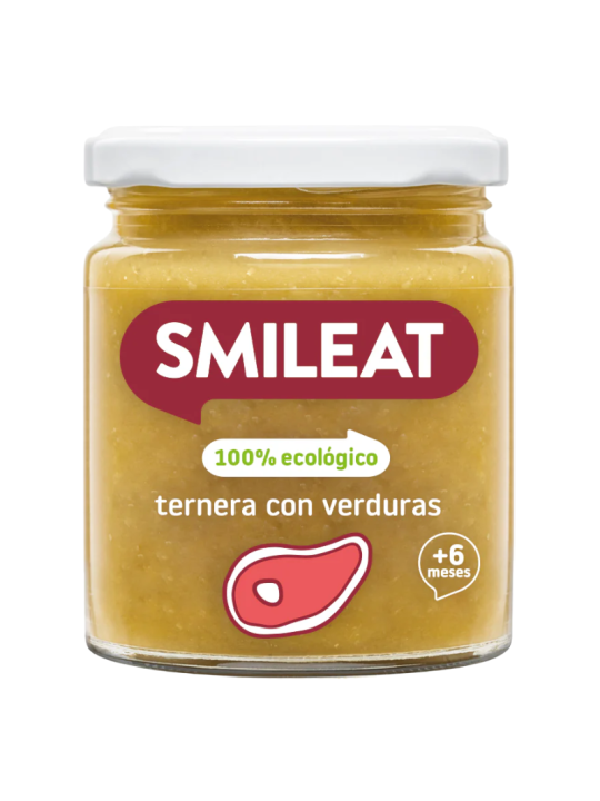 Smileat tarrito de ternera con verduras 230g