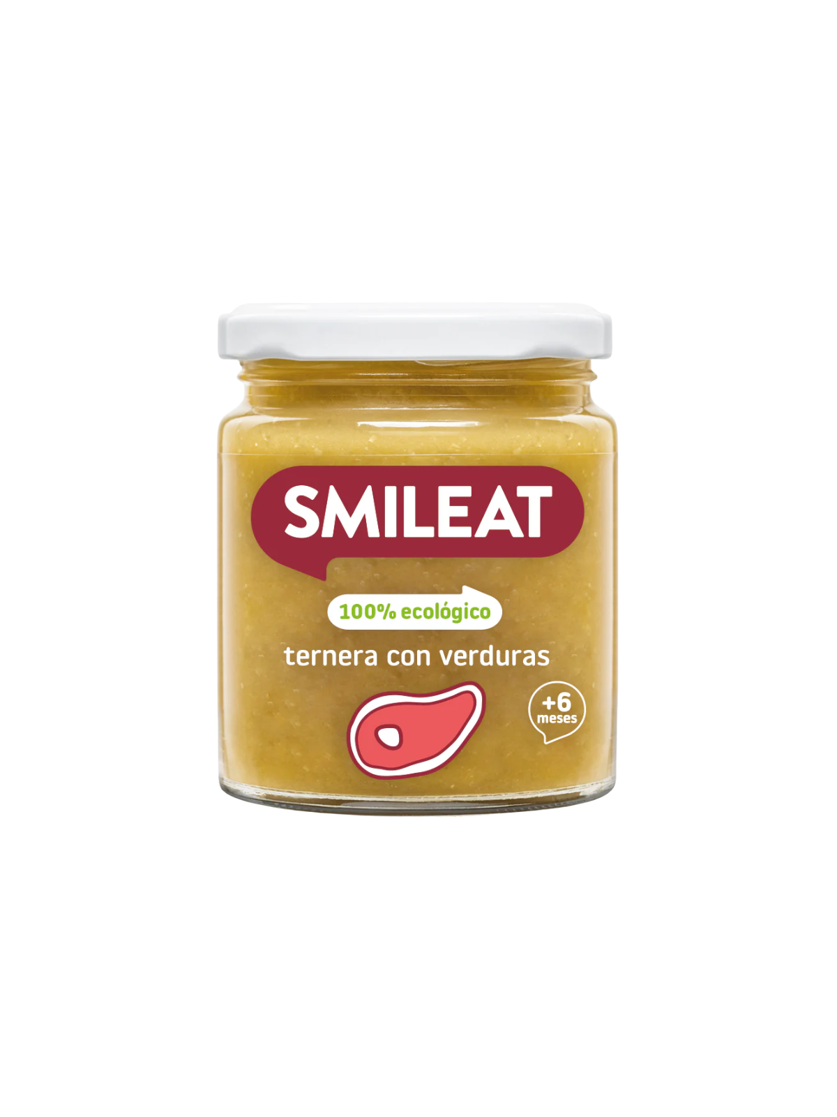 Smileat tarrito de ternera con verduras 230g